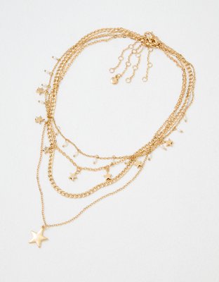 AEO Paquete de 4 Collares con Cuerpos Celestes
