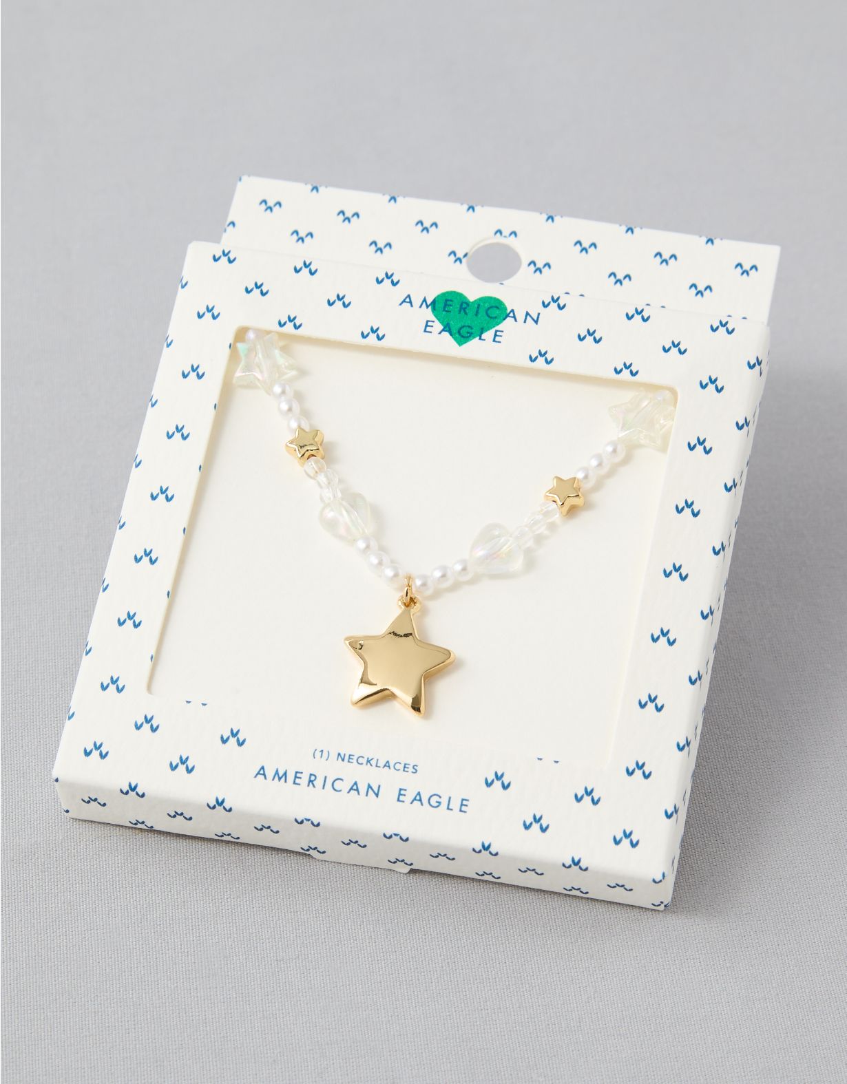 AEO Beaded Star Necklace