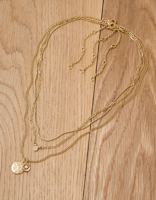 American Eagle AEO Celestial Coin Necklace 3-Pack — фото 2