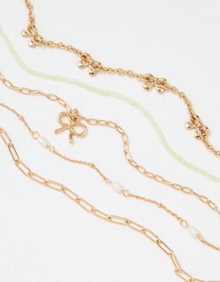 American Eagle AEO Sage Bow Choker 5-Pack — фото 2