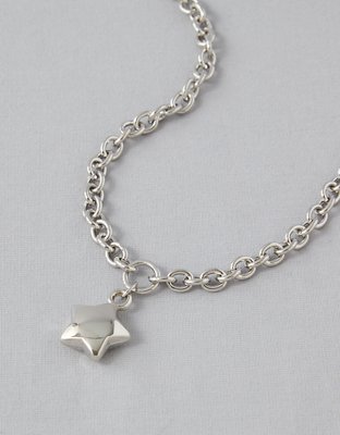 American Eagle AEO Silver Star Necklace — фото 2