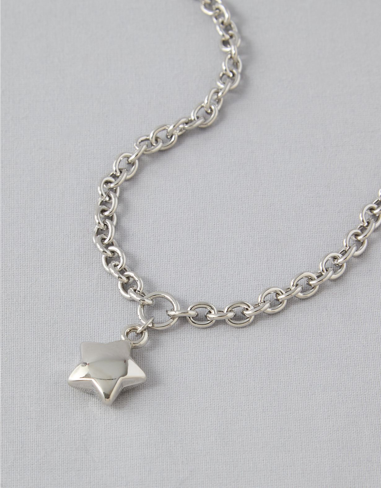AEO Silver Star Necklace