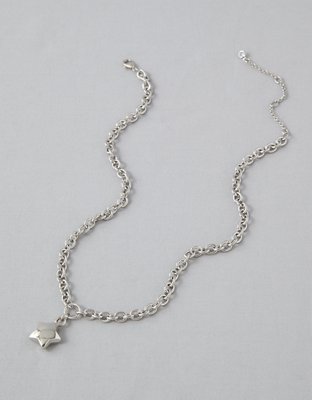 AEO Silver Star Necklace