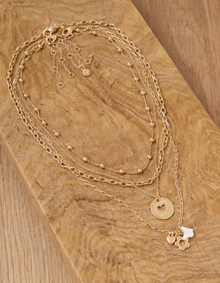 American Eagle AEO Multi-Charm Necklace 4-Pack — фото 2