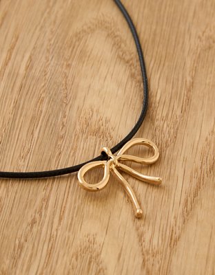American Eagle AEO Metal-Bow Necklace — фото 2