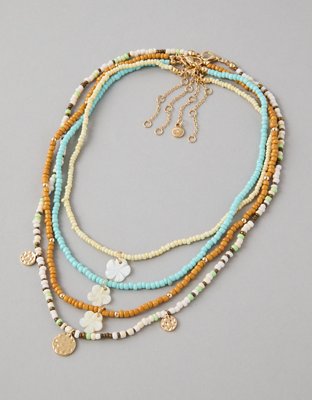 AEO Beaded Necklace 4-Pack