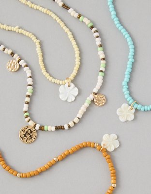 AEO Beaded Necklace 4-Pack