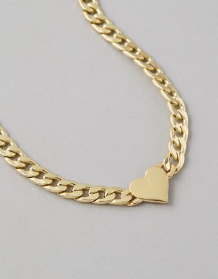 American Eagle AEO Heart Chain Necklace — фото 2
