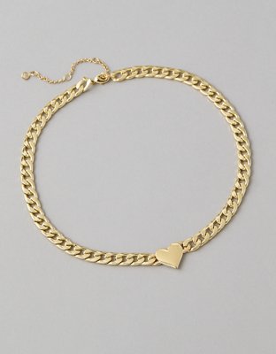 AEO Heart Chain Necklace