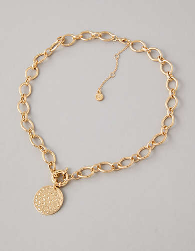AEO Chunky Coin Necklace