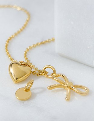 American Eagle AEO Keepers Collection 14K Gold-Plated Charm Necklace — фото 3