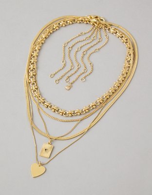 AEO Heart Necklace -Pack