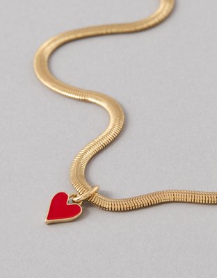 American Eagle AEO Snake Heart Necklace — фото 3