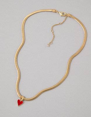 AEO Snake Heart Necklace