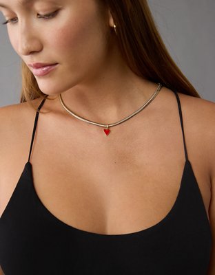 AEO Snake Heart Necklace