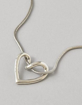 AEO Twisted Heart Necklace