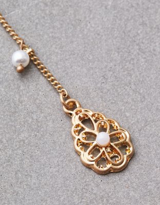 American Eagle AEO Delicate Pearl Necklace — фото 2