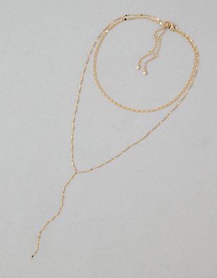 AEO Lariat Necklaces 2-Pack