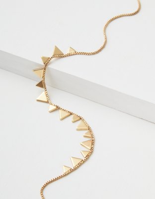 Женские брюки American Eagle AEO Short Triangle Chain Necklace — фото 2