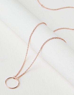 AE Dainty Circle Necklace