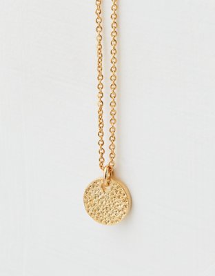 American Eagle AE Dainty Gold Resin Necklace — фото 2