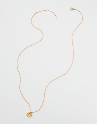 AE Dainty Gold Resin Necklace