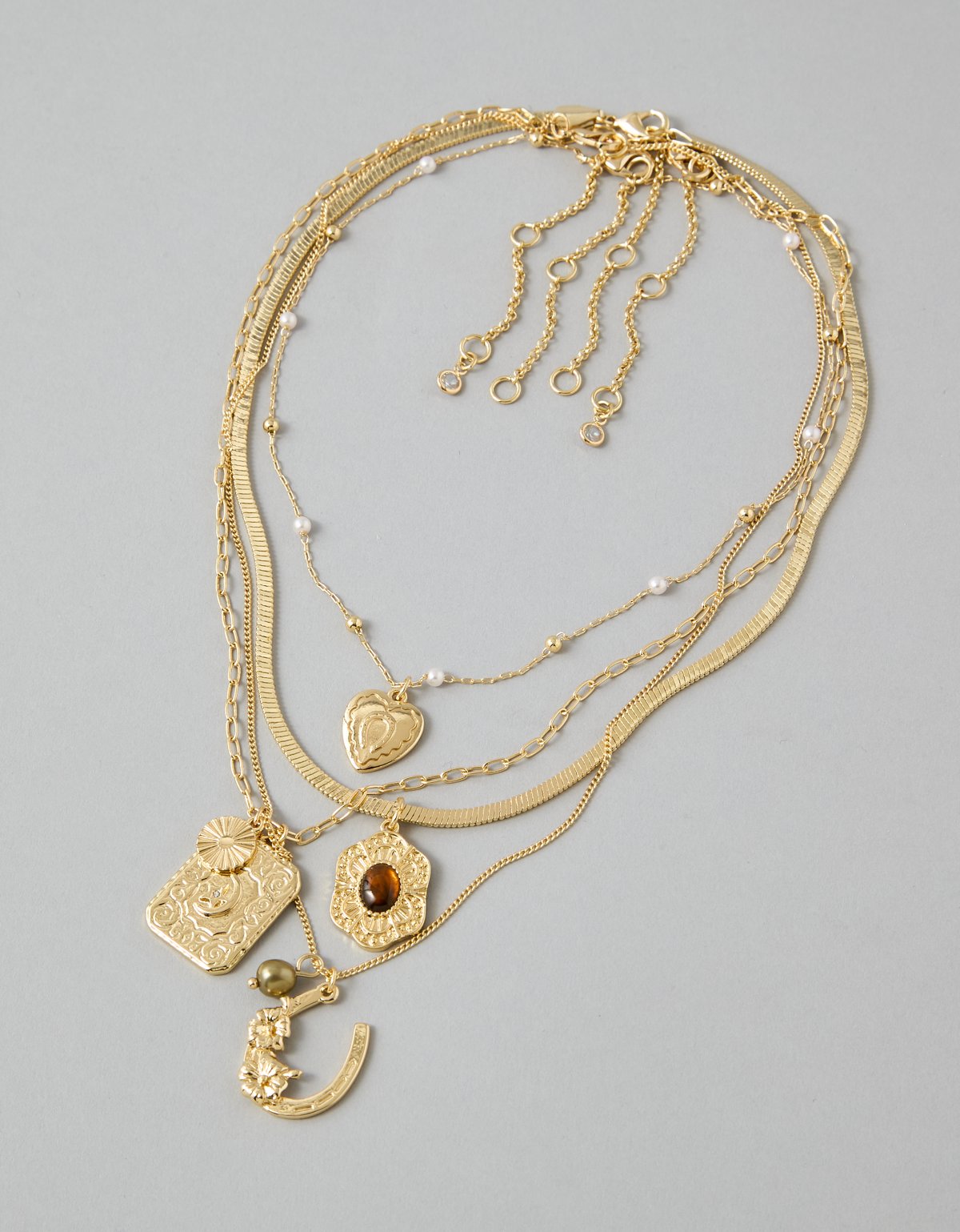 AE Semi Precious Layering Necklace - image 2