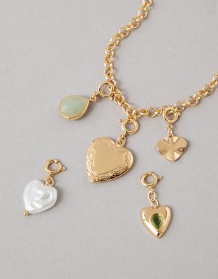 AEO Heart Charm Kit Necklace