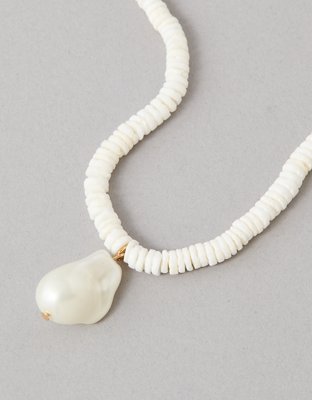 AEO Pearl Shell Beaded Necklace