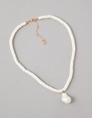 AEO Pearl Shell Beaded Necklace