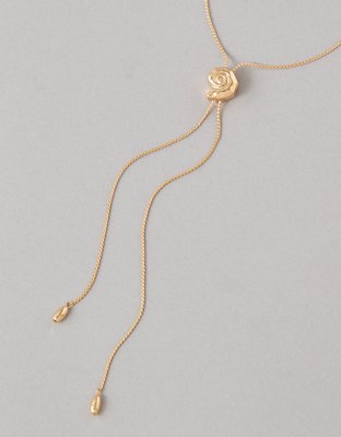 AEO Shell Bolo Necklace