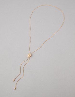 AEO Shell Bolo Necklace
