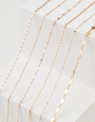 AEO Metal Chokers 5-Pack