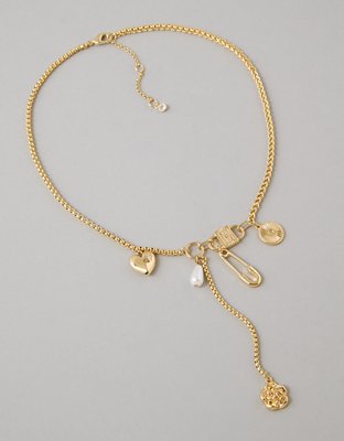 Collier à breloque avec pendentif AE