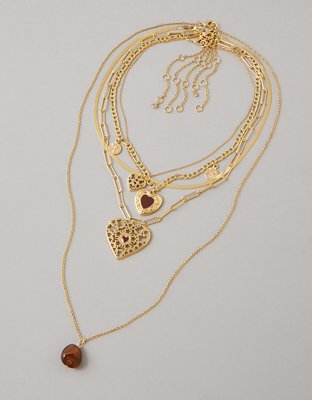 AE Heirloom Heart Necklace 5-Pack
