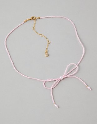 AE Pearl Bow Necklace