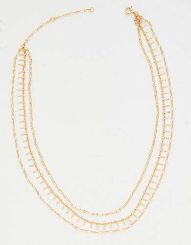 AEO Gold Necklace 3-Pack