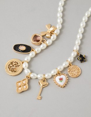 AE Pearl Charm Necklace - image 2