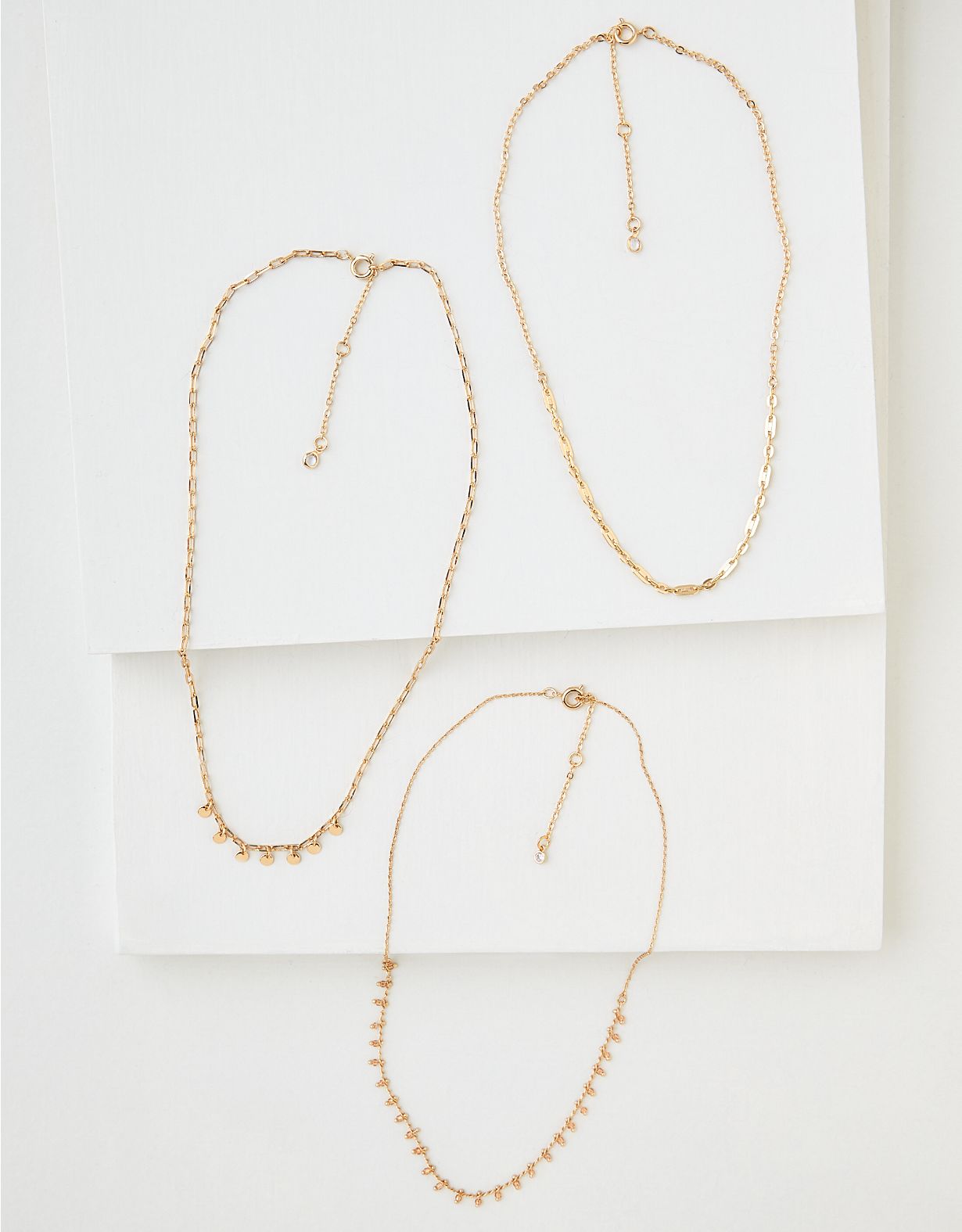 AEO Novelty Chain Necklace 3-Pack