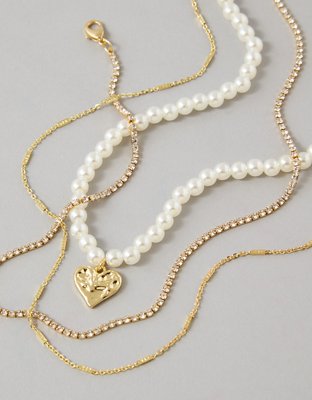 レディース 【新品】Ameri 2WAY STACKING PEARL NECKLACE