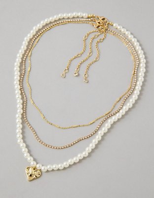 AE Pearl & Gold Necklace
