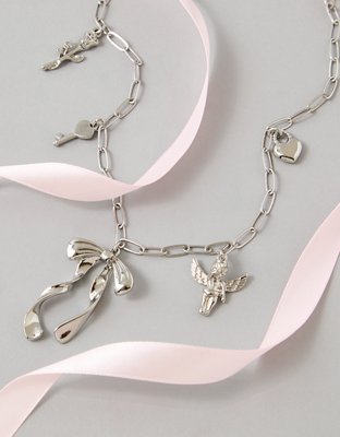 AE Silver Tie-Back Necklace