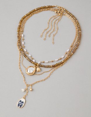 AE Mixed Media Necklace 4-Pack