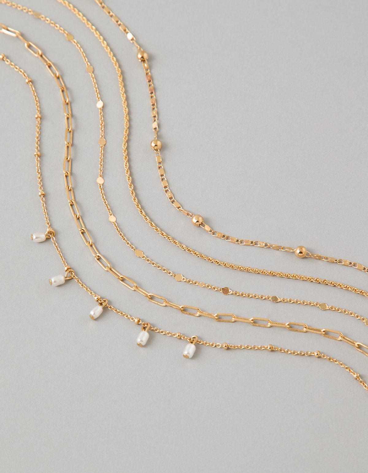 AE Pearl Choker Necklace 5-Pack - image 3