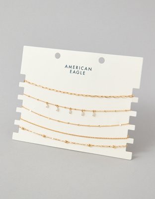 AE Pearl Choker Necklace 5-Pack