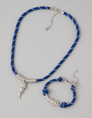 AE Cord Bracelet & Necklace 2-Pack