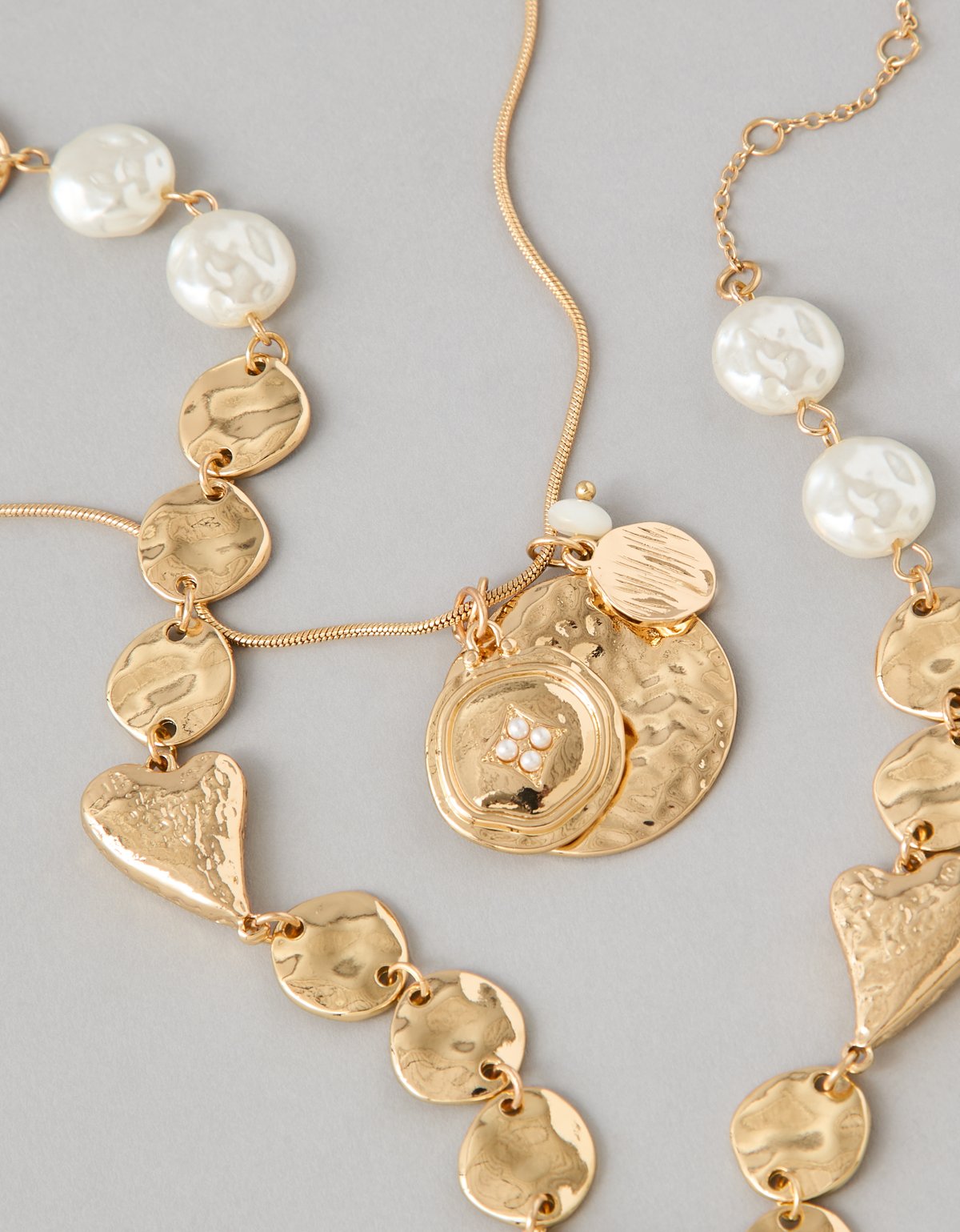 AE Coin & Pearl Necklaces 2-Pack - image 2