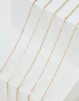 American Eagle AEO Multi Metal Chokers 5-Pack — фото 2