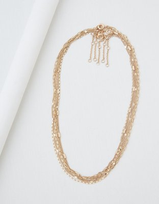 AEO Multi Metal Chokers 5-Pack