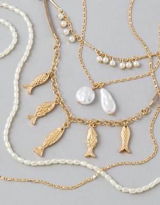 AE Sardine & Pearl Necklaces 5-Pack